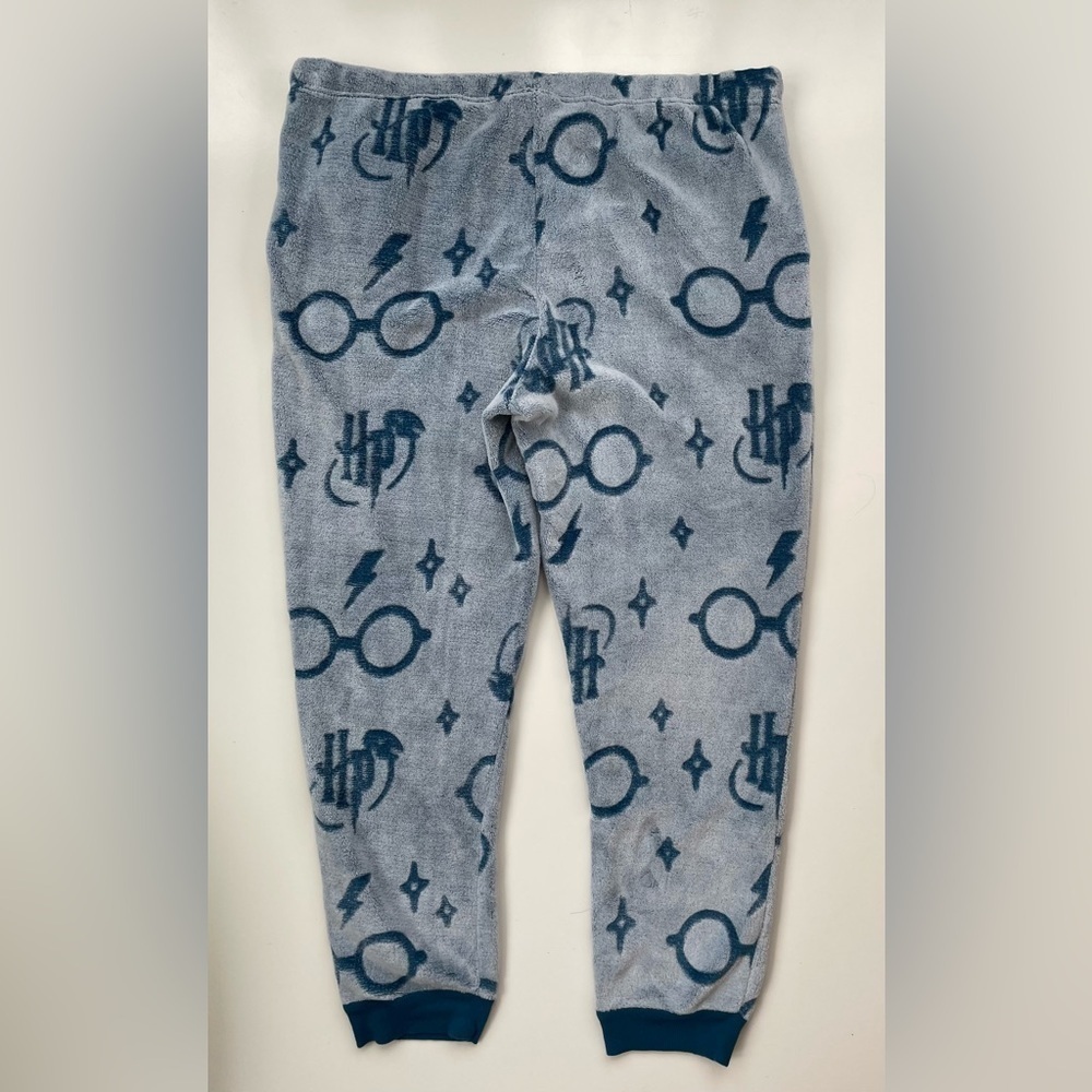 Wizarding World of Harry Potter Women's Fleece Pajama Set Turquoise SIZE XXL - Picture 8 of 14